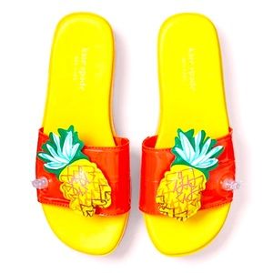 Kate Spade platform pineapple sandals